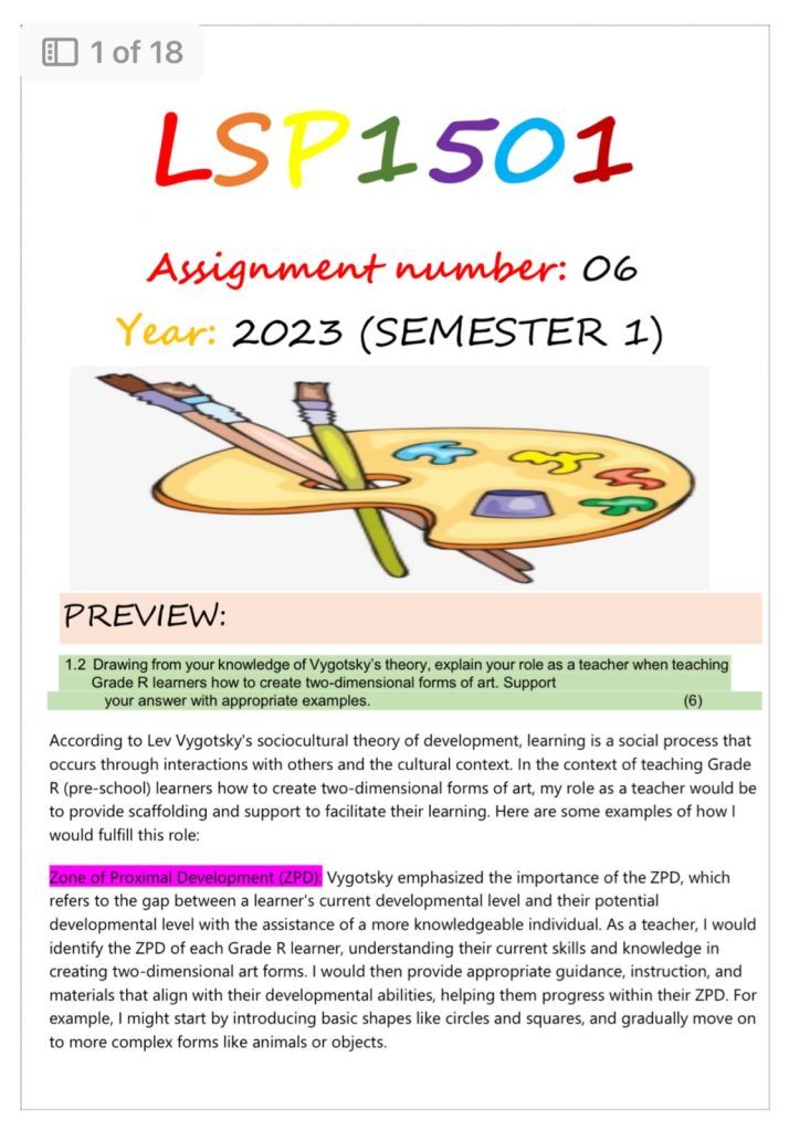 lsp1501 assignment 6